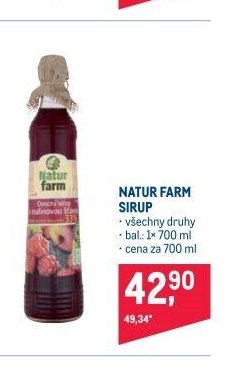Natur Farm sirup