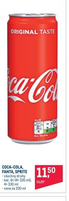 COCA-COLA, FANTA, SPRITE