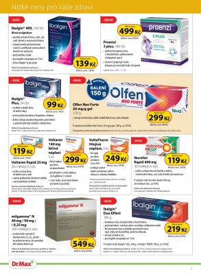 akční leták Dr. Max 1.4.2022-30.4.2022