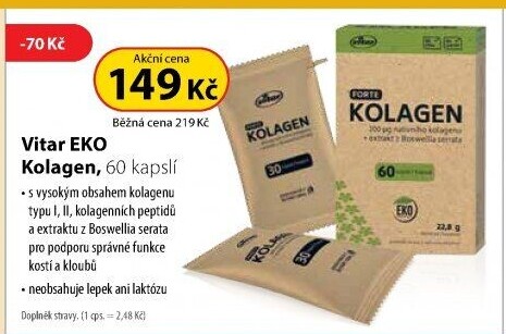 Doplněk stravy Kolagen forte Vitar
