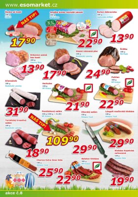 akční leták ESO MARKET 6.4.2022-17.4.2022