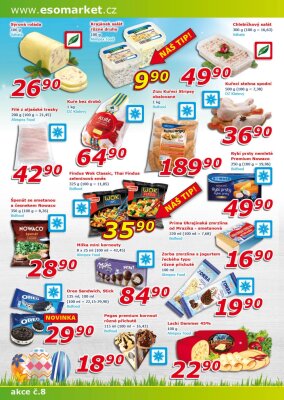 akční leták ESO MARKET 6.4.2022-17.4.2022