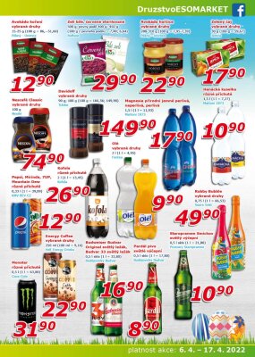 akční leták ESO MARKET 6.4.2022-17.4.2022