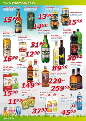 akční leták ESO MARKET 6.4.2022-17.4.2022