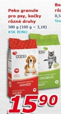 Granule pro psy Peko