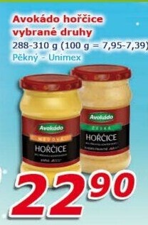 Hořčice Avokádo