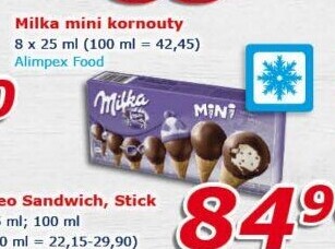 Nanuk kornout mini Milka