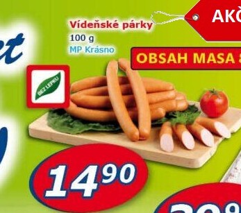 Párky vídeňské Krásno