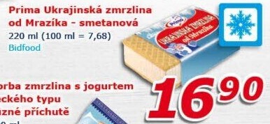 Ruská zmrzlina Prima