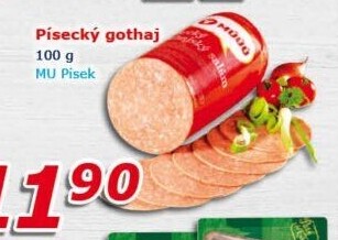 Salám Gothaj Maso uzeniny Písek