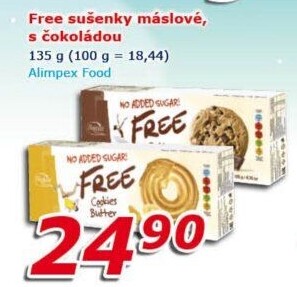 Sušenky bez cukru Bogutti