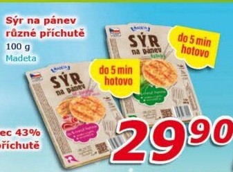 Sýr na pánev Madeta