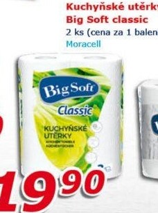 Utěrky kuchyňské 2vrstvé Classic Big Soft