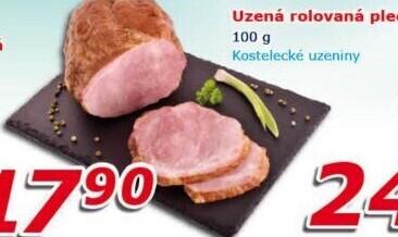 Uzená rolovaná plec Kostelecké uzeniny