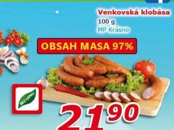 Venkovská klobása Krásno