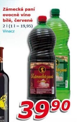 Víno stolní Zámecká paní