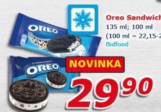 Zmrzlina Sandwich Oreo