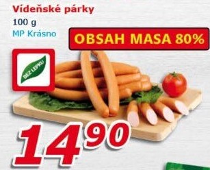 Párky vídeňské Krásno