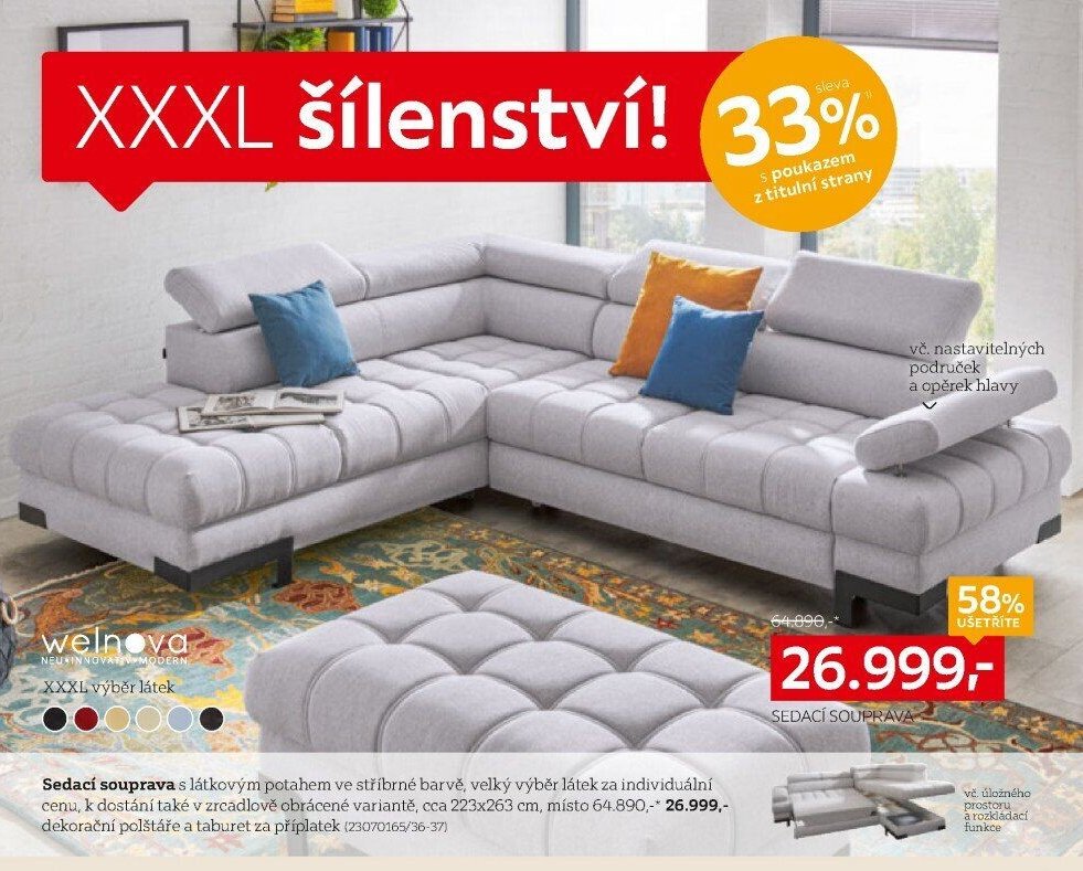 Sedací souprava Welnova