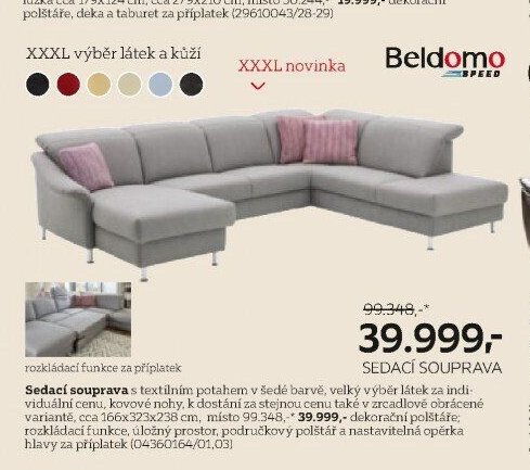 Sedací souprava Beldomo