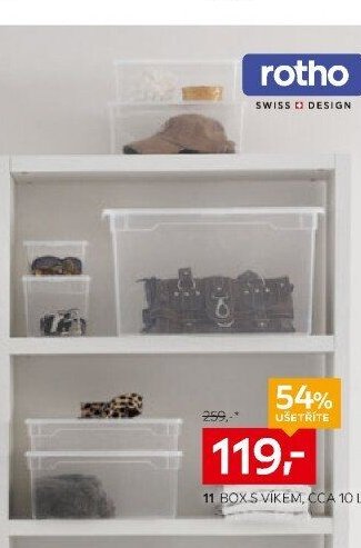 11 BOX S VÍKEM, CCA 10 L