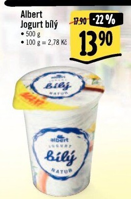 Bílý jogurt Albert