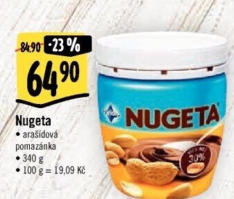 Čokokrém arašídový Nugeta Orion