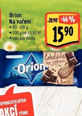 Čokoláda na vaření Orion