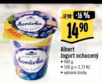 Jogurt ochucený Albert
