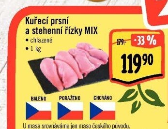 Kuřecí řízky mix