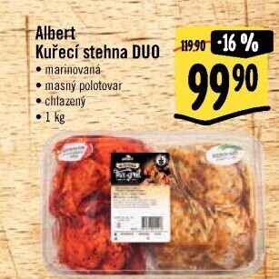 Kuřecí stehna marinovaná Duo Od řezníka na gril Albert
