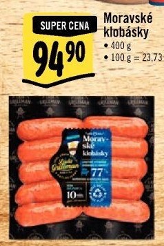 Moravské klobásky Láďa Grileman Kostelecké uzeniny