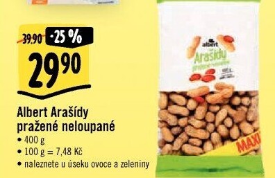 Neloupané arašídy Albert