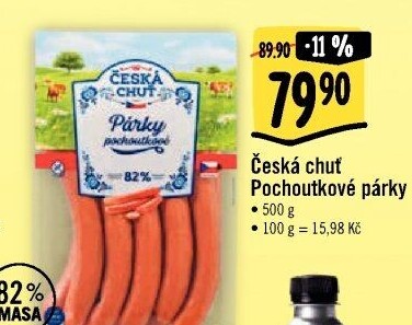 Párky pochoutkové Česká chuť