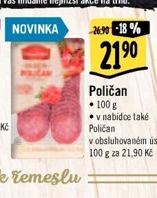 Salám Poličan Albertovo uzenářství