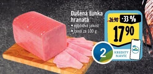 Šunka dušená hranatá výběrová