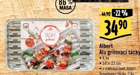Tácky grilovací Albert