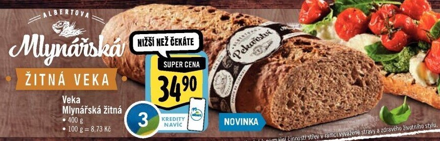 Veka Mlynářská žitná Albert