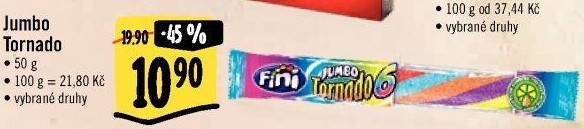 Želé Jumbo Tornado Fini