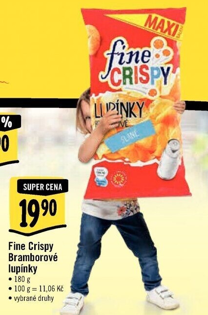 Bramborové lupínky Fine Crispy