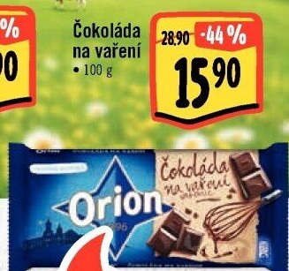 Čokoláda na vaření Orion