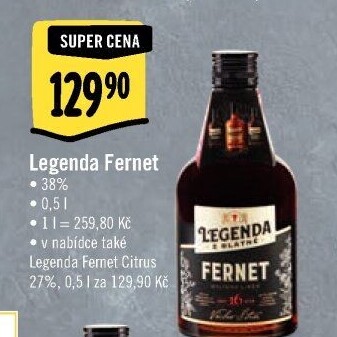 Fernet Legenda z Blatné