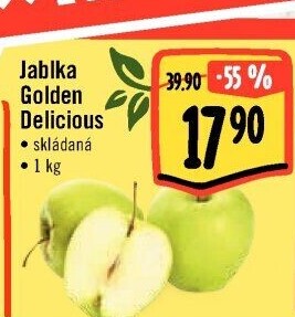 Jablka Golden Delicious