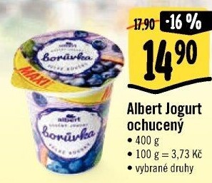 Jogurt ochucený Albert