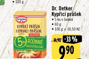 Kypřicí prášek Dr. Oetker