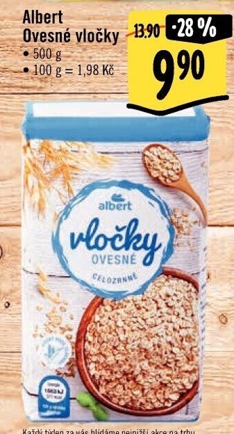 Ovesné vločky Albert