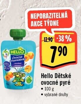 Ovocná kapsička Hello