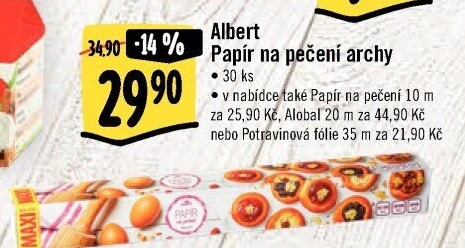 Papír na pečení Albert