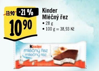 Řez mléčný Kinder
