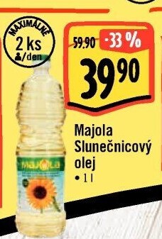Slunečnicový olej Majola